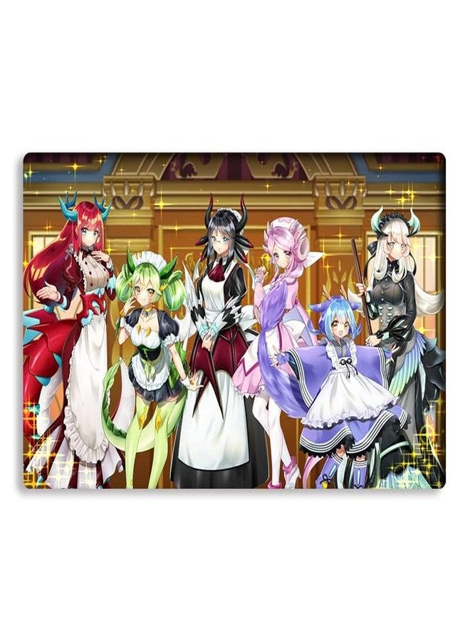 Mlikemat New Duel Playmat Dragonmaid Deck TCG CCG Trading Card Game Mat + Free Bag - Image 2